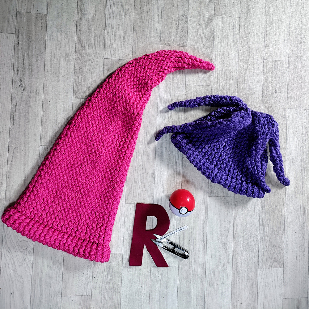Team Rocket Hair Hats