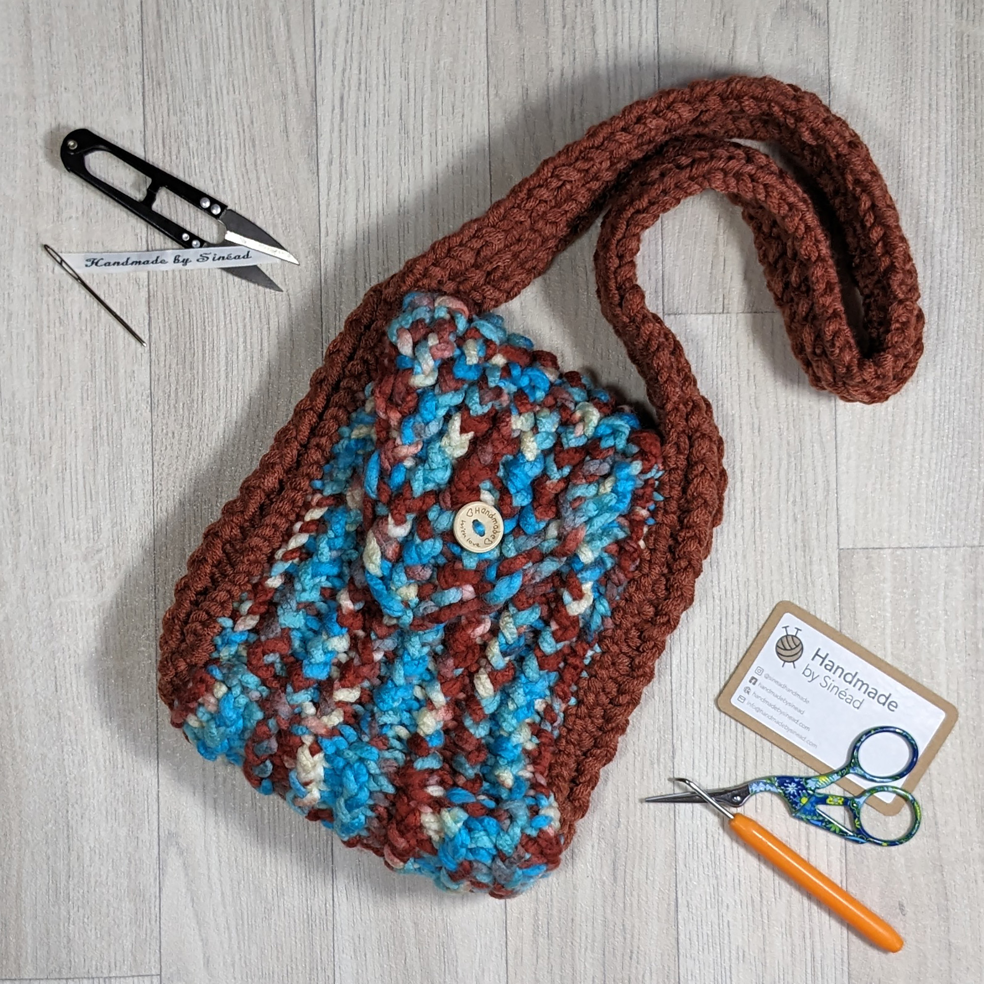 Knitted Handbag Lagoon