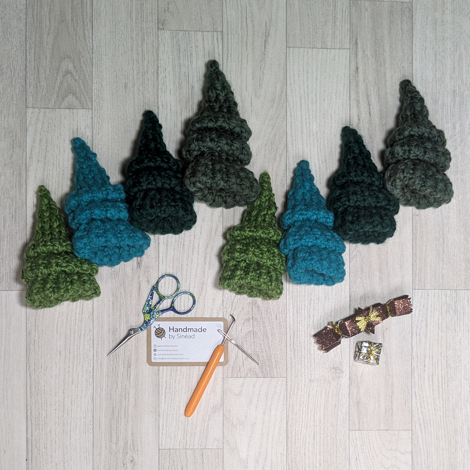 Mini Trees Decoration Green