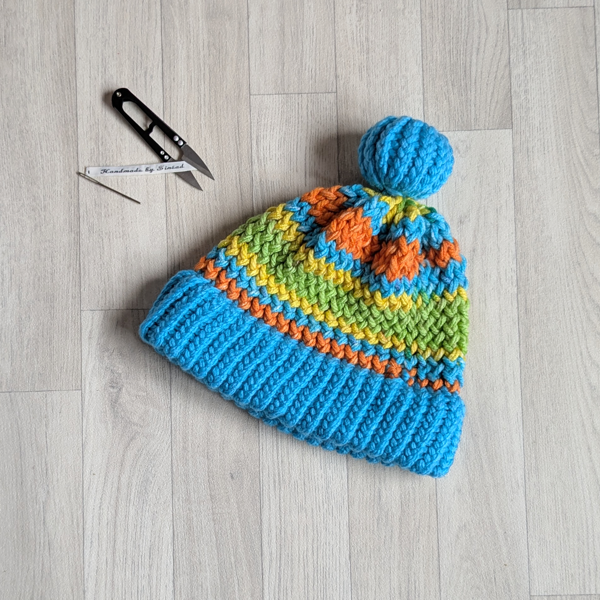 Summer Striped Beanie